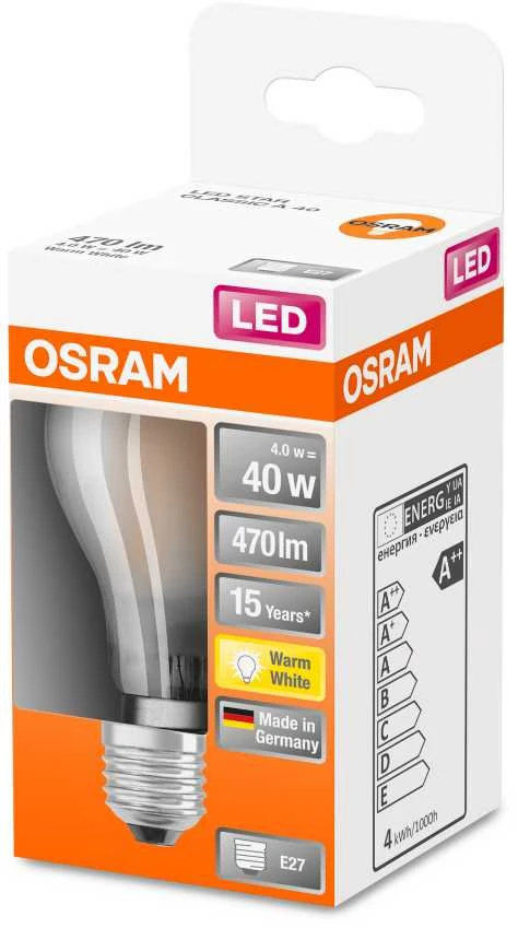 Osram LED lemputė 4W 827 FR E27