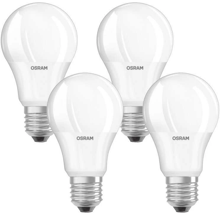 LED lempa Osram A60, 8.5W, E27, 2700K, 806lm, 4vnt.