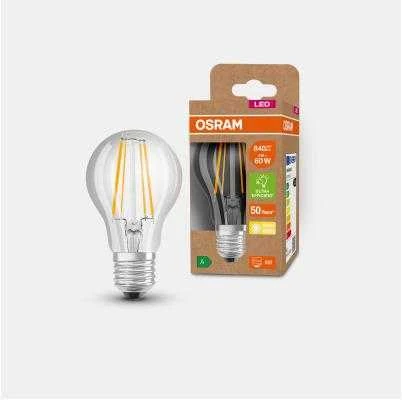 Osram 3,8W LED lemputė, E27, skaidri, 3000K