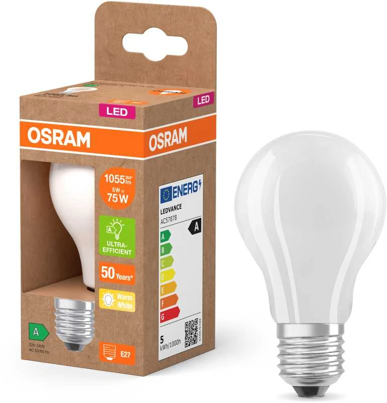 Osram ZAAR.LED CLAS FIL CLAS 5W 827 FR E27