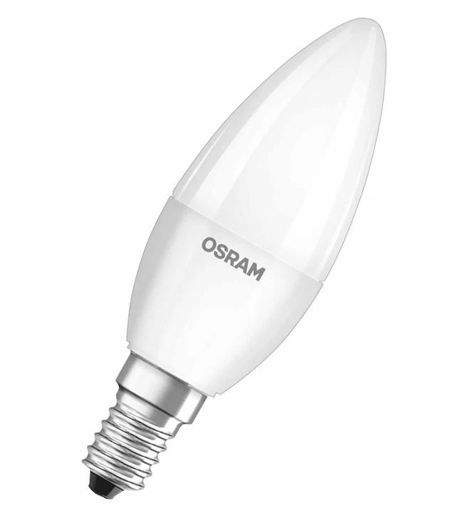 LED lemputė OSRAM, B11, E14, 5,7 W, 470 lm, 2700 K
