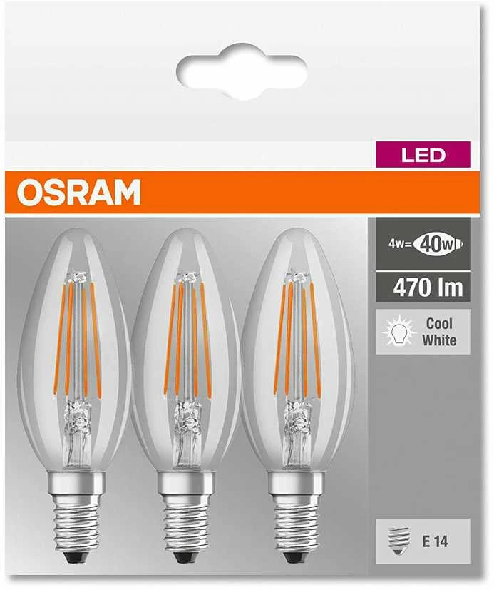 Osram LP.LED BAS CLC B40 4W/840 230V E14 FS3