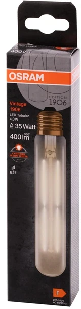 Spuldze Osram LED. E27. 4 W. 400 lm. 2000 K