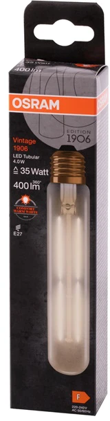 Osram 4W LED lemputė VINTAGE 1906, E27, aukso sp., 2000K