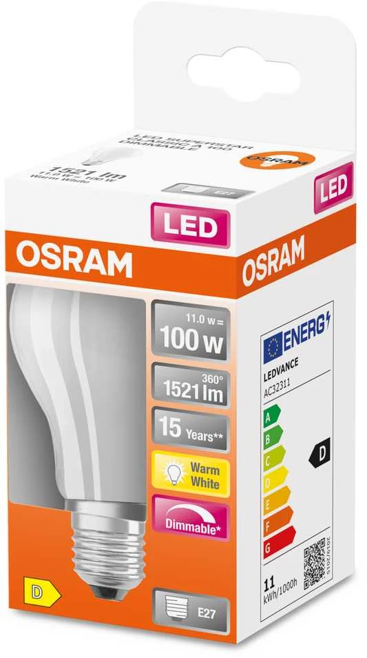 Osram ŻAR.LED DIM 11W 827 FR E27