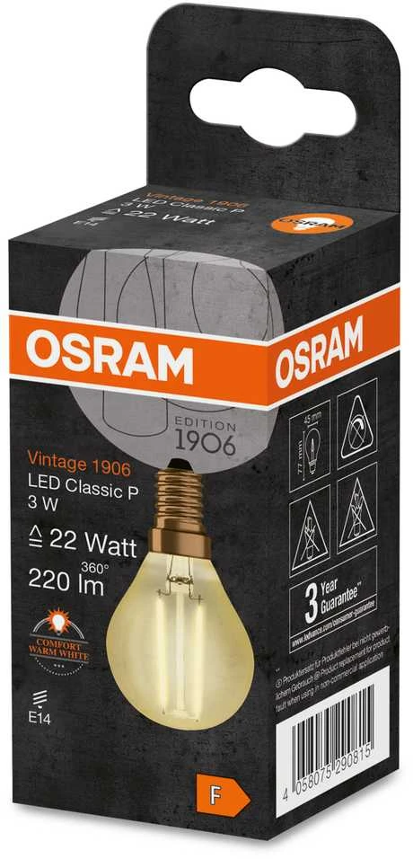 Candellux LED lemputė Vintage 1906© LED 22 2.5 W/2400K E14