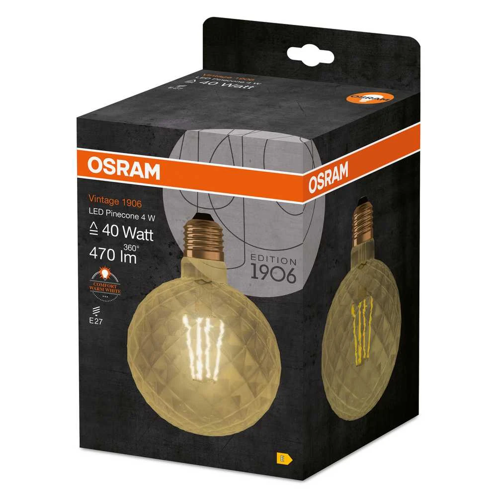 Candellux LED lemputė Vintage 1906© LED 40 4.5 W/2500K E27