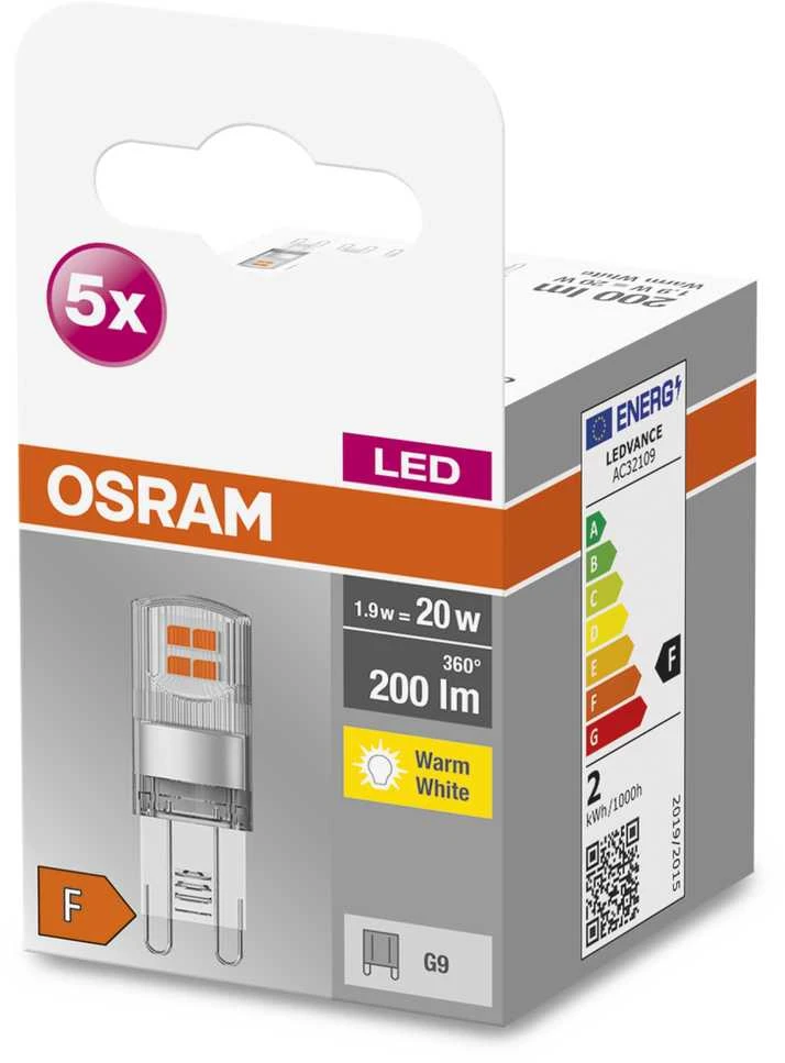 Osram LEMP LED G9 1.9W 870 200LM