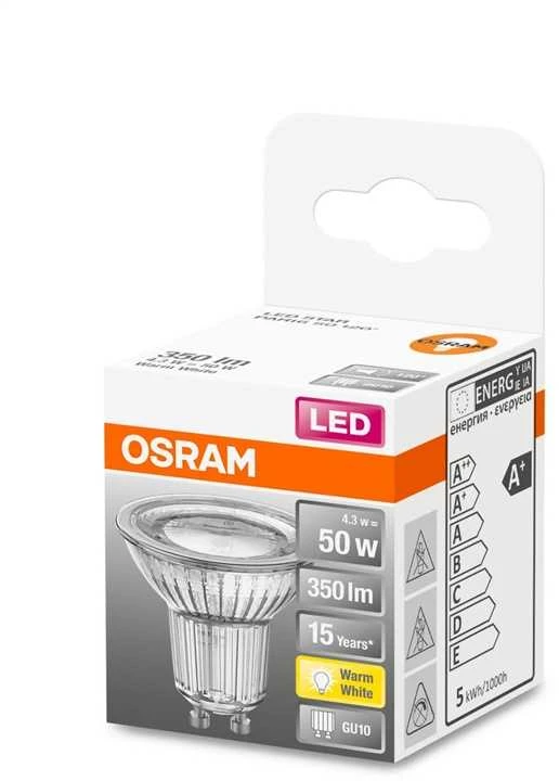 Osram LED Lempa PAR16, 4.3W, GU10, 827, 1200, 350LM