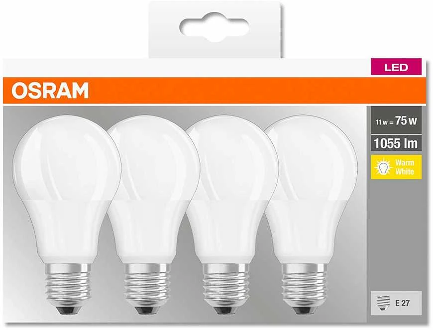 Osram LP.LED BASE CLC A75 10W/827 230V E27 FS4