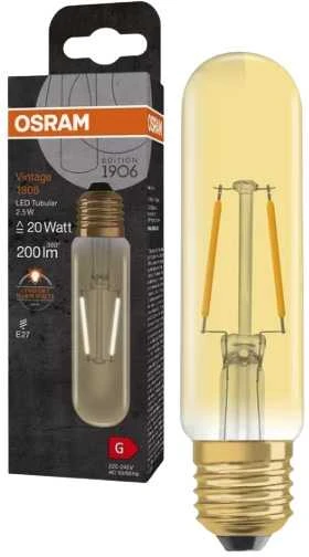 Osram 2,5W LED lemputė VINTAGE 1906, E27, aukso sp., 2000K