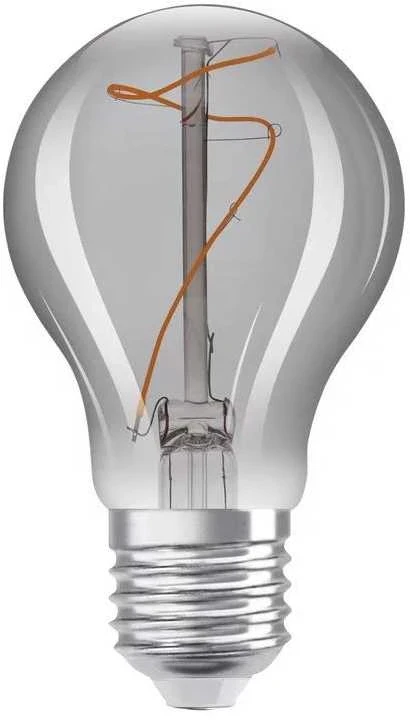 Lemputė Osram Vintage Smoke LED, A60, 1800 °K, E27, 3.4 W, 100 lm