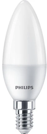 Lemputė Philips LED, B35, 2700 °K, E14, 5 W, 470 lm