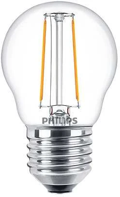 LED lemputė PHILIPS, P45, E27, 2 W, 250 lm, 2700 K