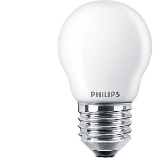 Lemputė Philips LED. P45. E27. 3.4W. 470LM. 2200-2700K. DIM