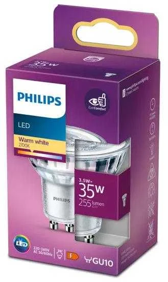 LED lemputė Philips PAR16, 36°, 3,5 W, GU10, 2700K, 255 lm