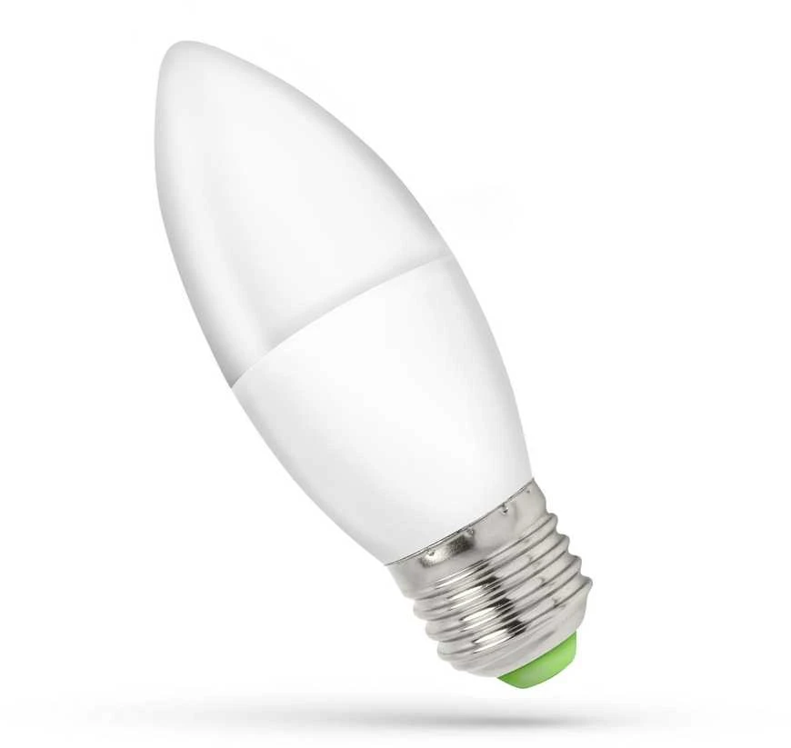 Lemputė Spectrum LED, B35, E27, 6W, 520LM, 3000K