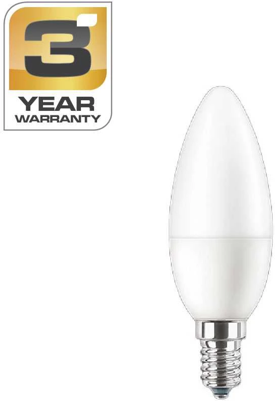 Standartinė LED lemputė B35 6W E14 620LM 4000K Matinis (6)