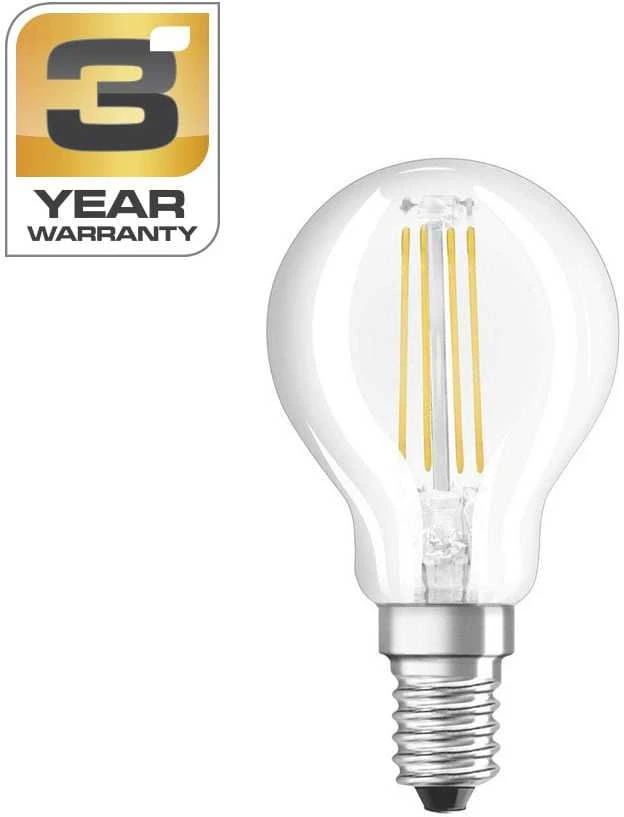 Standart LED BULB P45 4.3W E14 2700K 470LM FILAM