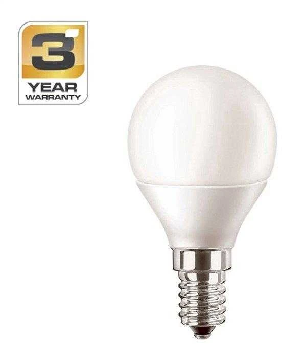 Lemputė, STANDART, LED, P45, 4.9W, E14, 4000K, 470lm, matinė