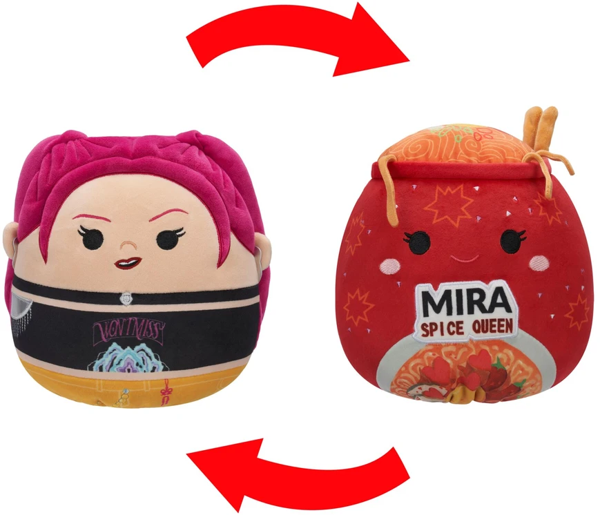 SQUISHMALLOWS K-POP DEMON HUNTERS Pliušinis žaislas „Flip-a-Mallows“, 20 cm