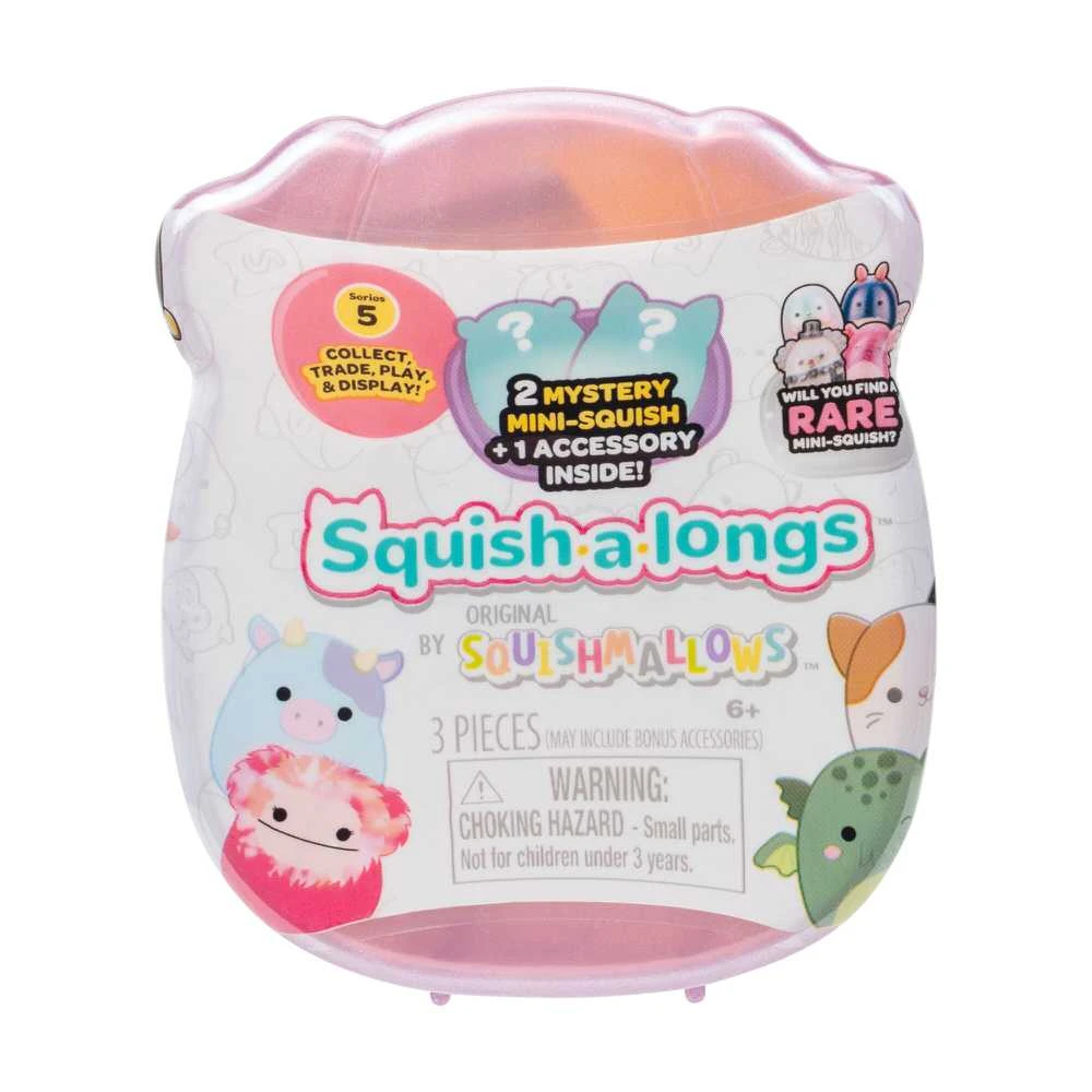SQUISHMALLOWS SQUISH-A-LONGS Herojai-siurprizai, 2 vnt., 2,5 cm