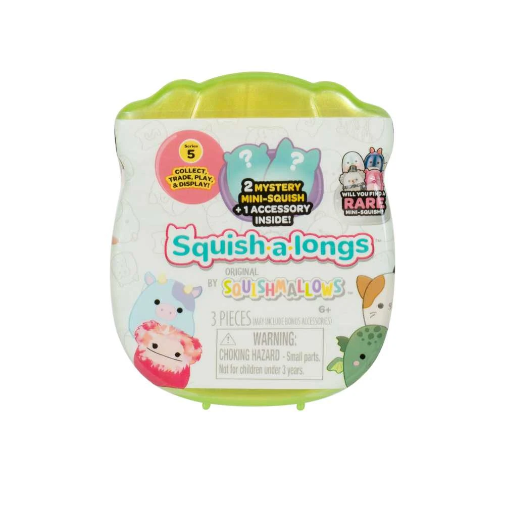 SQUISHMALLOWS SQUISH-A-LONGS Herojai-siurprizai, 2 vnt., 2,5 cm
