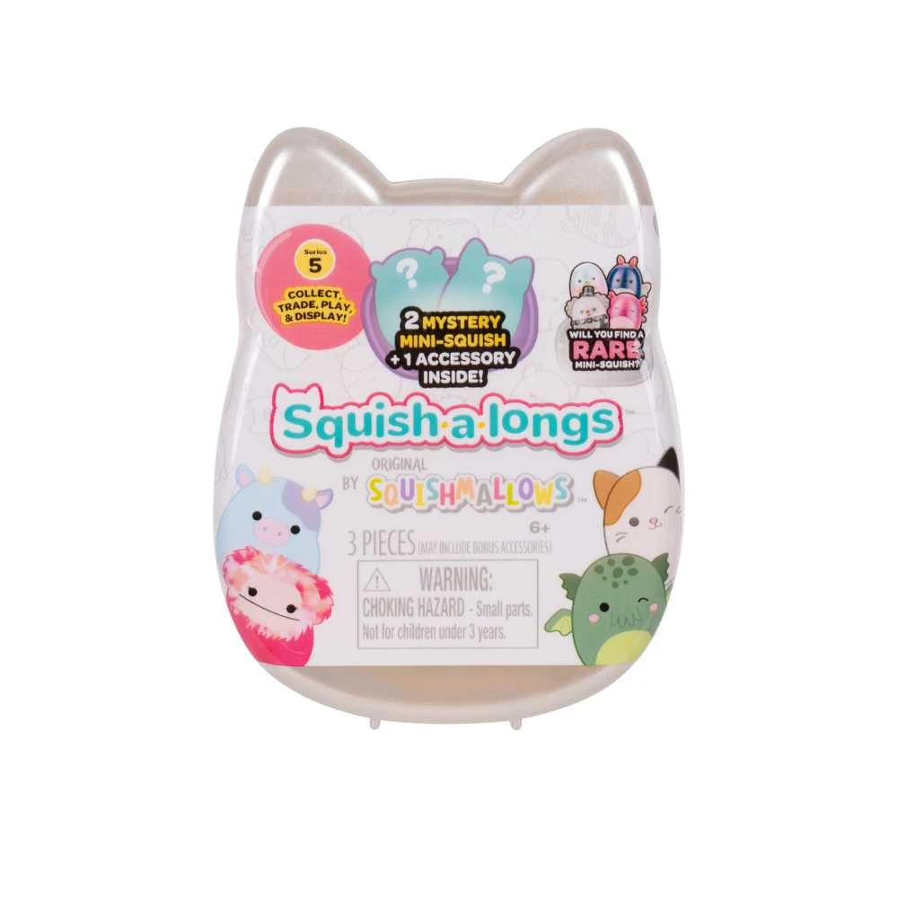 SQUISHMALLOWS SQUISH-A-LONGS Herojai-siurprizai, 2 vnt., 2,5 cm