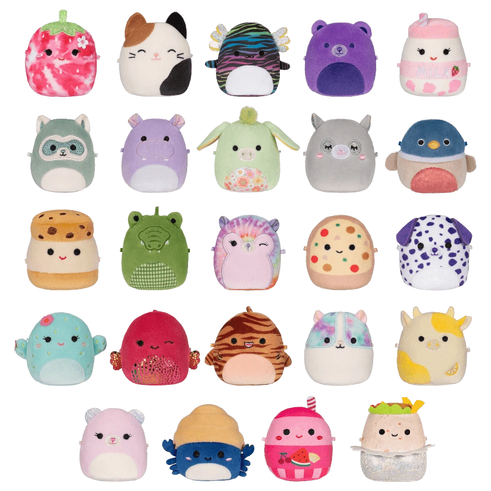 SQUISHMALLOWS W5 Paslaptingas pliušinis gyvūnėlis „Micromallows“