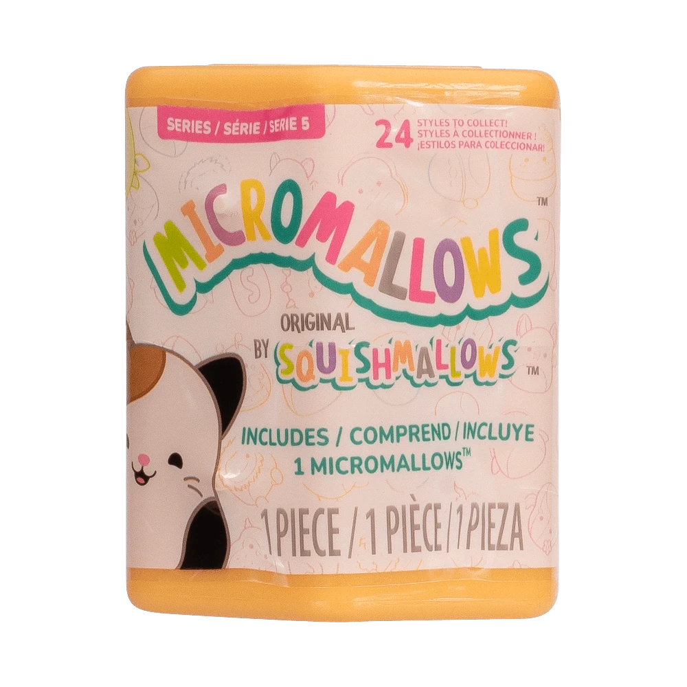 SQUISHMALLOWS W5 Paslaptingas pliušinis gyvūnėlis „Micromallows“