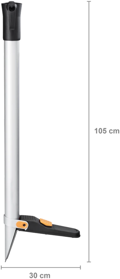 Fiskars Xact sodintuvas darbui stovint (1057077)