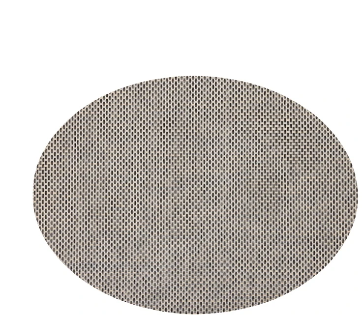 Domoletti PLACEMAT OVAL BEIGE/Pilkas 35X48CM