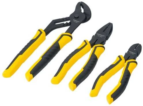 STANLEY PLIERS DYNA GRIP RINKINYS 3 vnt.