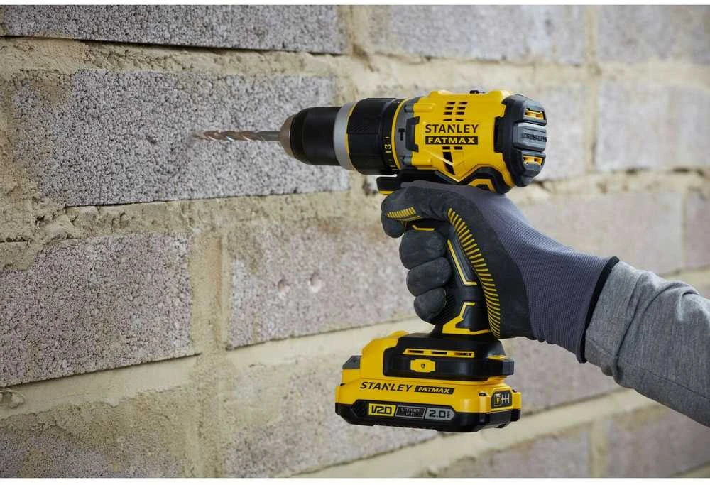 Smūginis  STANLEY SFMCD721D2K akumuliatorinis gręžtuvas 18V