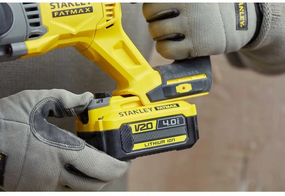 STANLEY perforatorius V20 SFMCH900B, 18V, SDS +, 2.0J, be akumuliatoriaus ir kroviklio