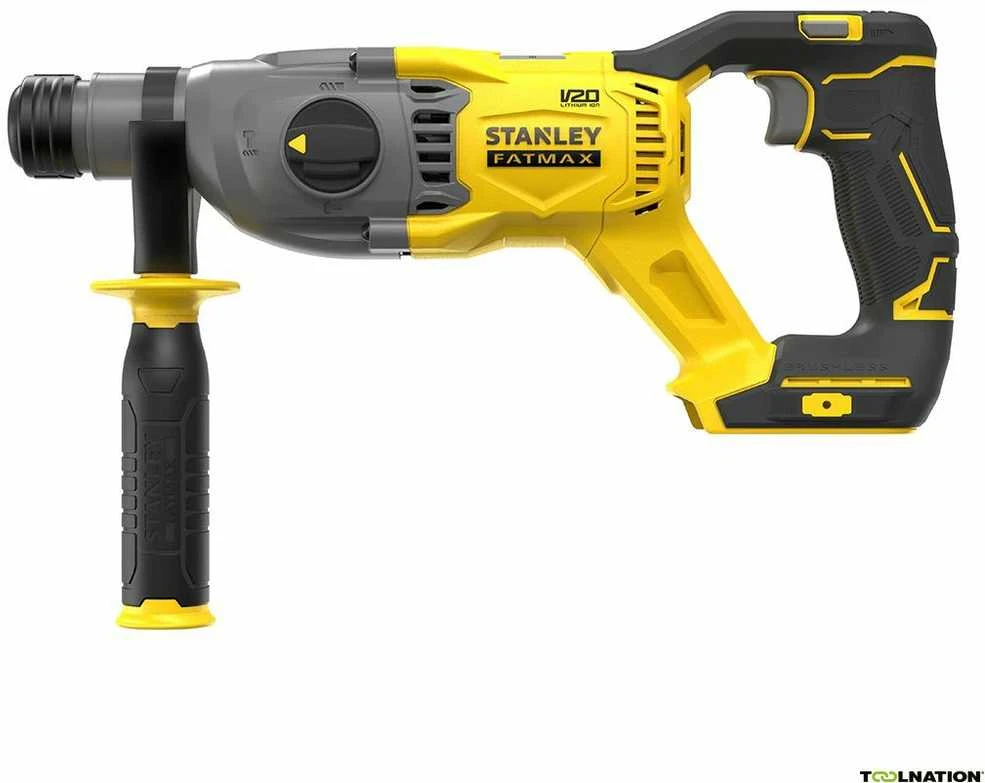 STANLEY perforatorius V20 SFMCH900B, 18V, SDS +, 2.0J, be akumuliatoriaus ir kroviklio