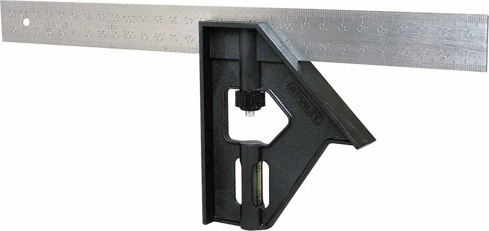 STANLEY KĄTOWNIK UNIWERSALNY 300mm + RYSIK 2-46-222
