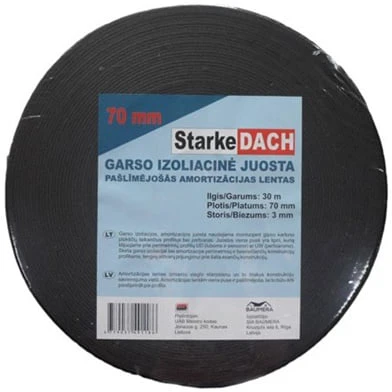Starkedach Garso izoliacinė juosta gipsiniams profiliams 70 mm