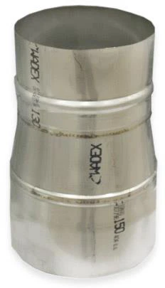 Tarpmovė kaminams Wadex, 0.23 m, 100 - 130 mm
