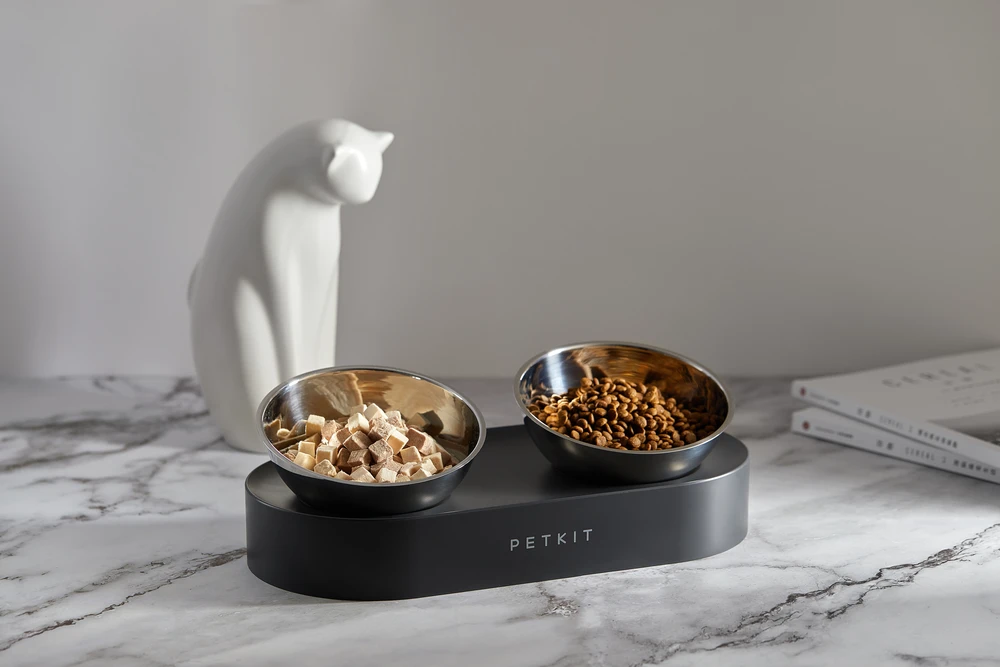 Gyvūnų dubenėliai PETKIT  Fresh Nano Metal 0.48 L, ABS/nerūdijantis plienas