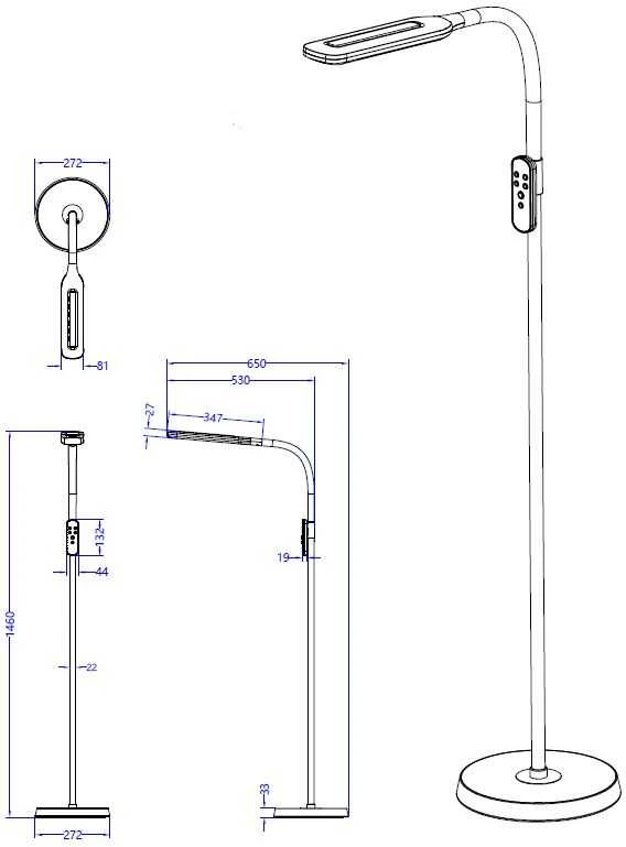 Carruzzo toršeras SIMPLE LED BL-1925 12W+3W WH