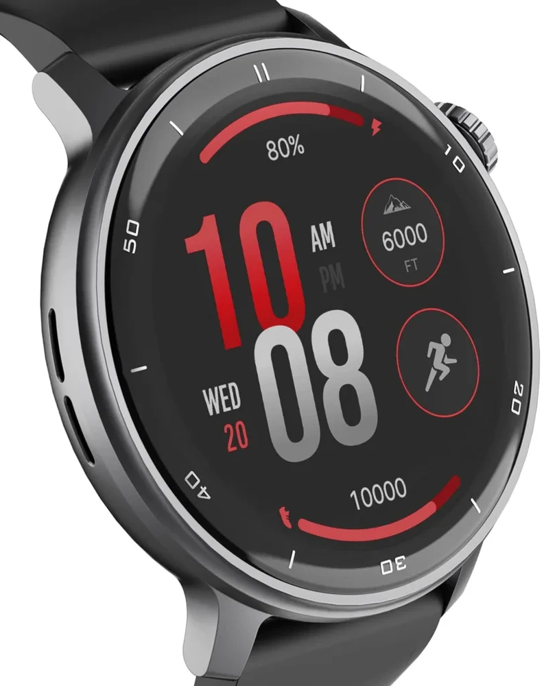 Stelio Activ GPS 46 mm juodas išmanusis laikrodis