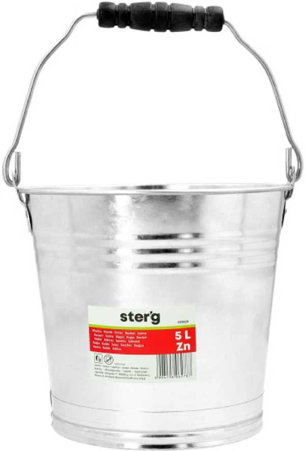 Sterg Cinkuotas metalinis kibiras, 5l