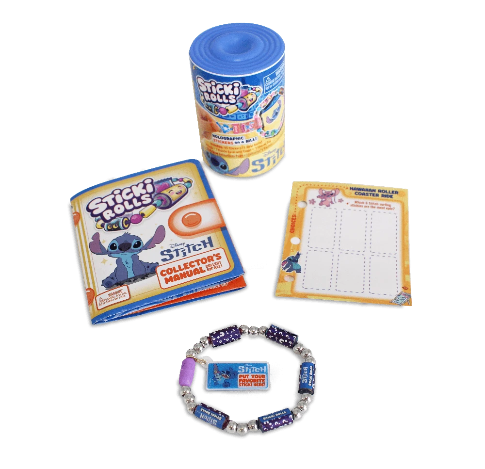 STICKI ROLLS STITCH Apyrankė su lipdukais
