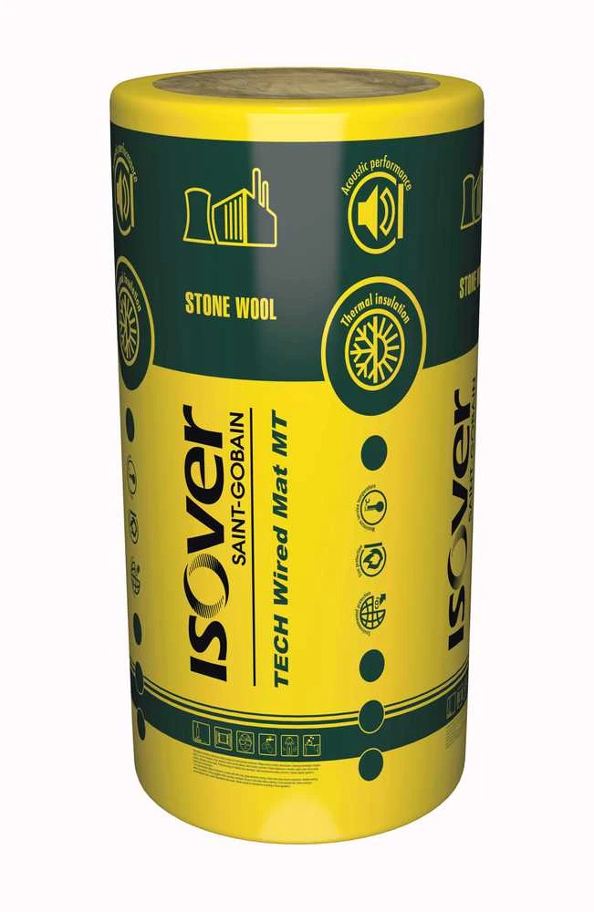 Stiklo vatos demblys Isover DP80-ALU, 400 cm x 100 cm x 5 cm