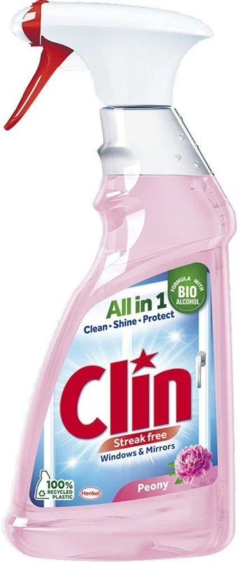 Langų valiklis CLIN Streak Free Windows & Mirrors Peony, 500 ml