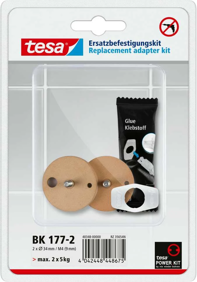 Pakaitinis tvirtinimo rinkinys BK177-2 Tesa 40348