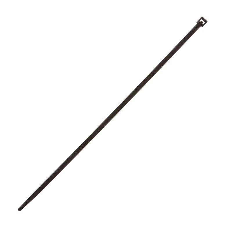 Tvirtinimo dirželis Elematic, 3,5 x 200 mm, juodas
