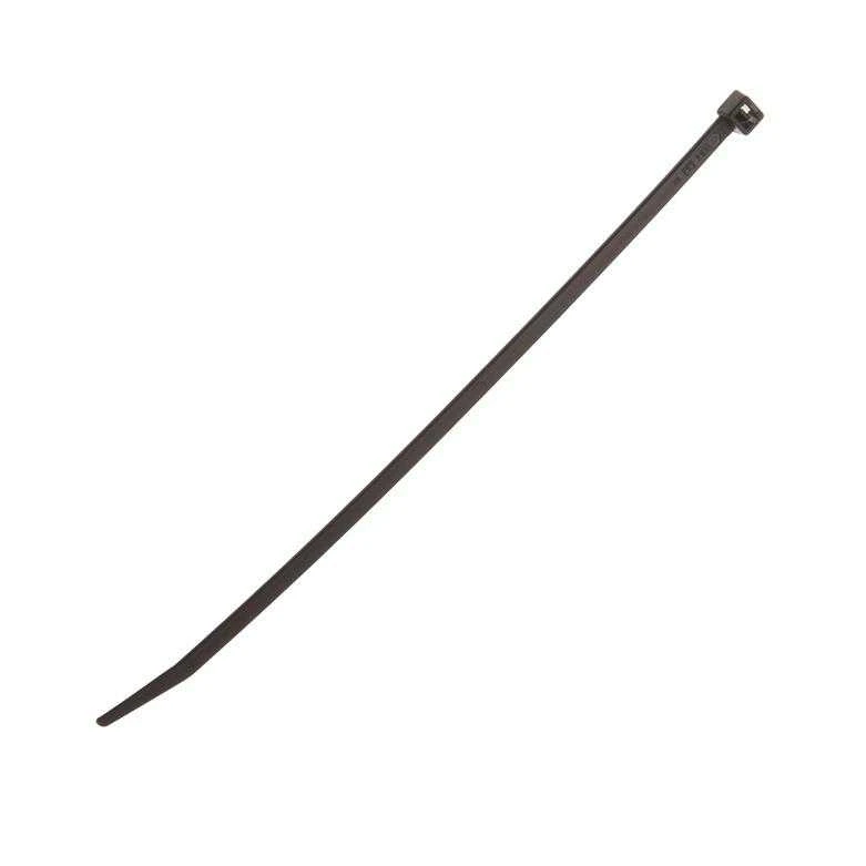 Stiprināšanas siksna Elematic, poliamīds, melna krās., 200 mm x 4.8 mm