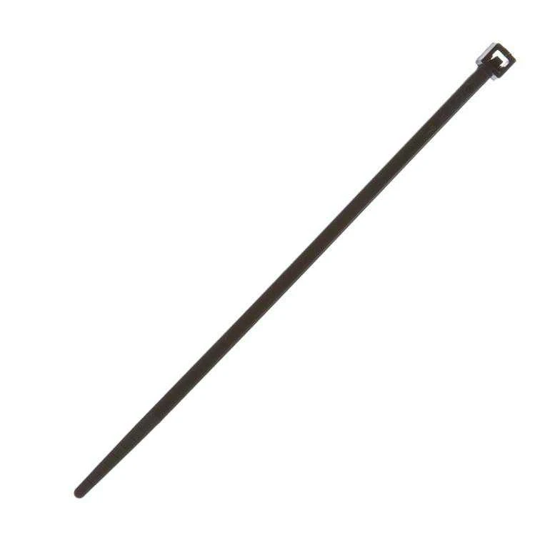 Tvirtinimo dirželis Elematic, 2,5 x 98 mm, juodas